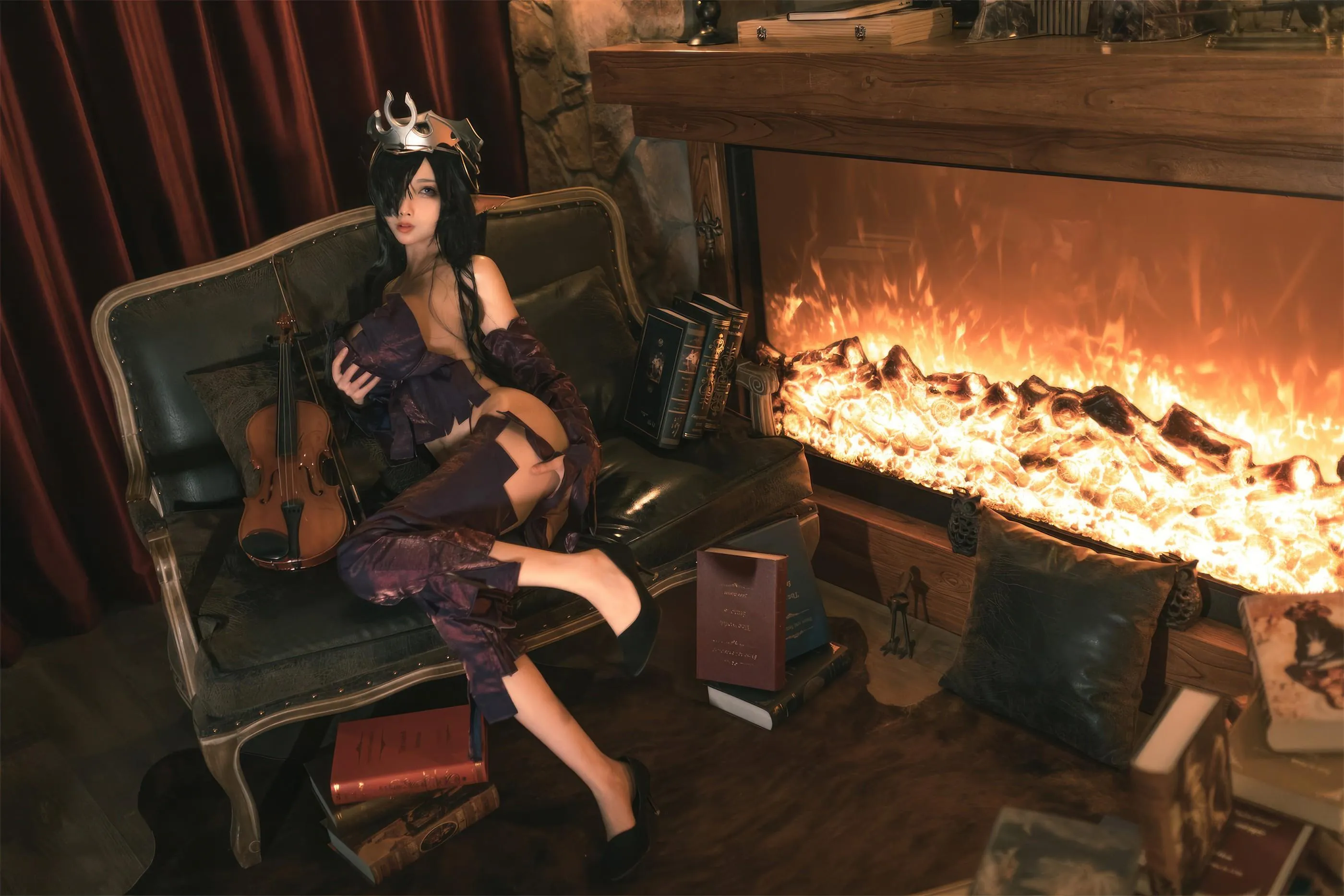 杏仁曲奇 – NO.12 黑兽 精灵女王 [60P]插图2